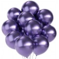 Lilla Metallic Ballonger, 10 stk