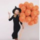 Orange Ballonger, 100 stk