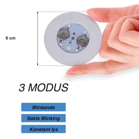 Flerfarget LED lys til flasker og glass