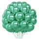 Grønne Metallic Ballonger, 20 stk