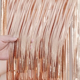 Rose Gold Glittergardin