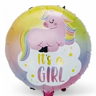 It´s A Girl Folieballong