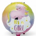 It´s A Girl Folieballong