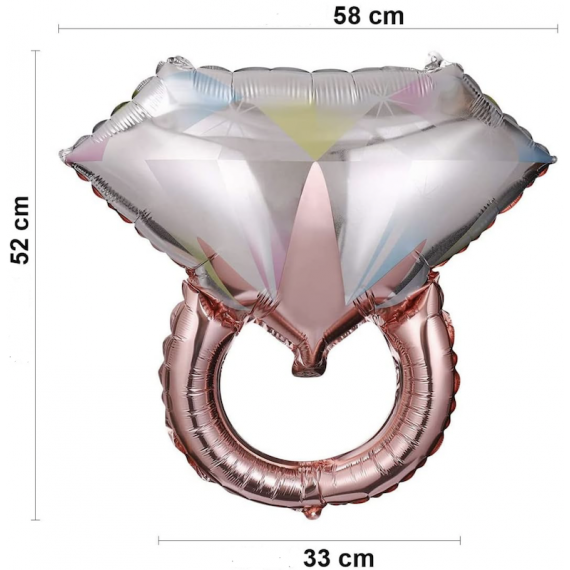Diamantring Folieballong