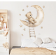 Drømmende Teddy Wallsticker